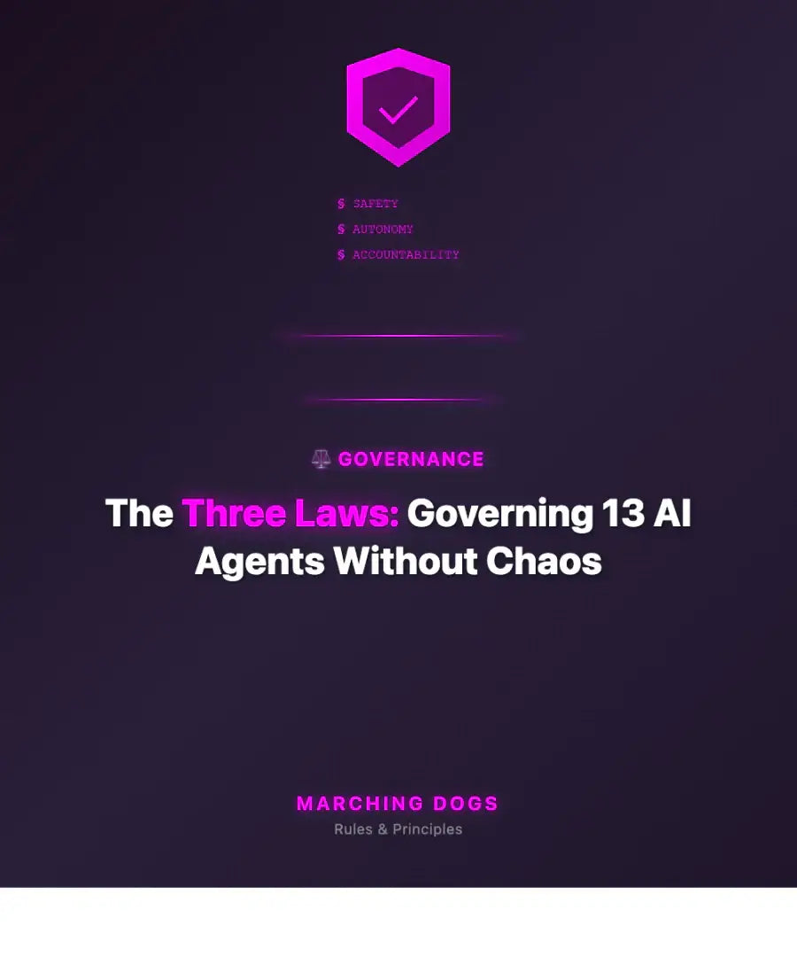 The Three Laws of AI Assistants: Scripts Before Agents, Local Before Cloud, Skills Before New Agents