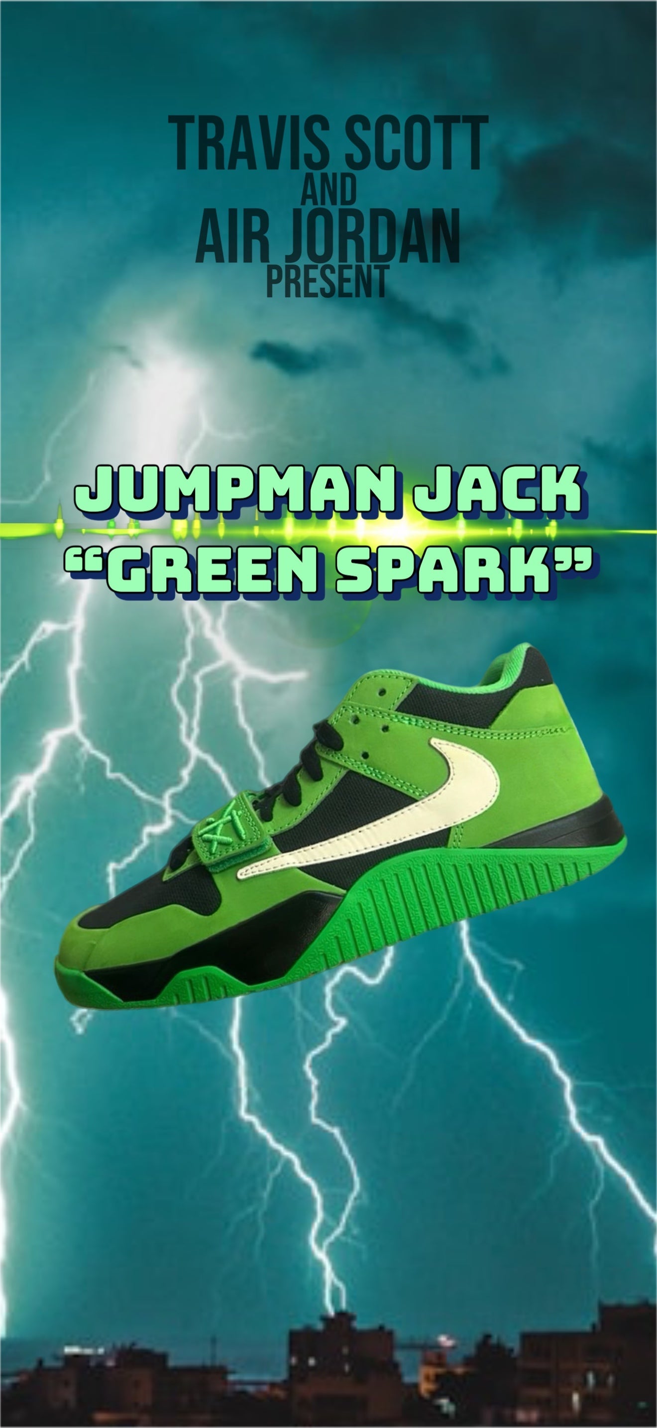 Travis Scott x Jordan Jumpman Jack "Green Spark" | March 2026