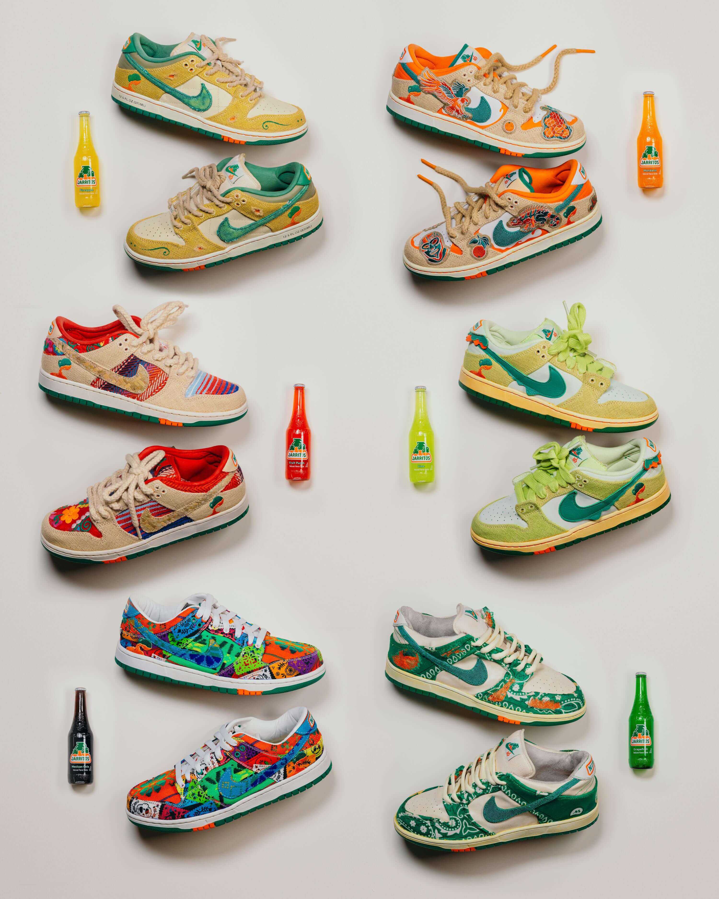 Jarritos x Nike SB Dunk Low: A Rare 1-of-1 Artist Collaboration for Jarritos' 74th Anniversary