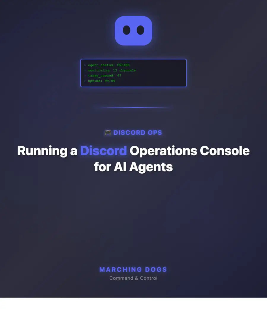 From Dashboard to Discord: Why We Replaced Our Web UI with a Bot