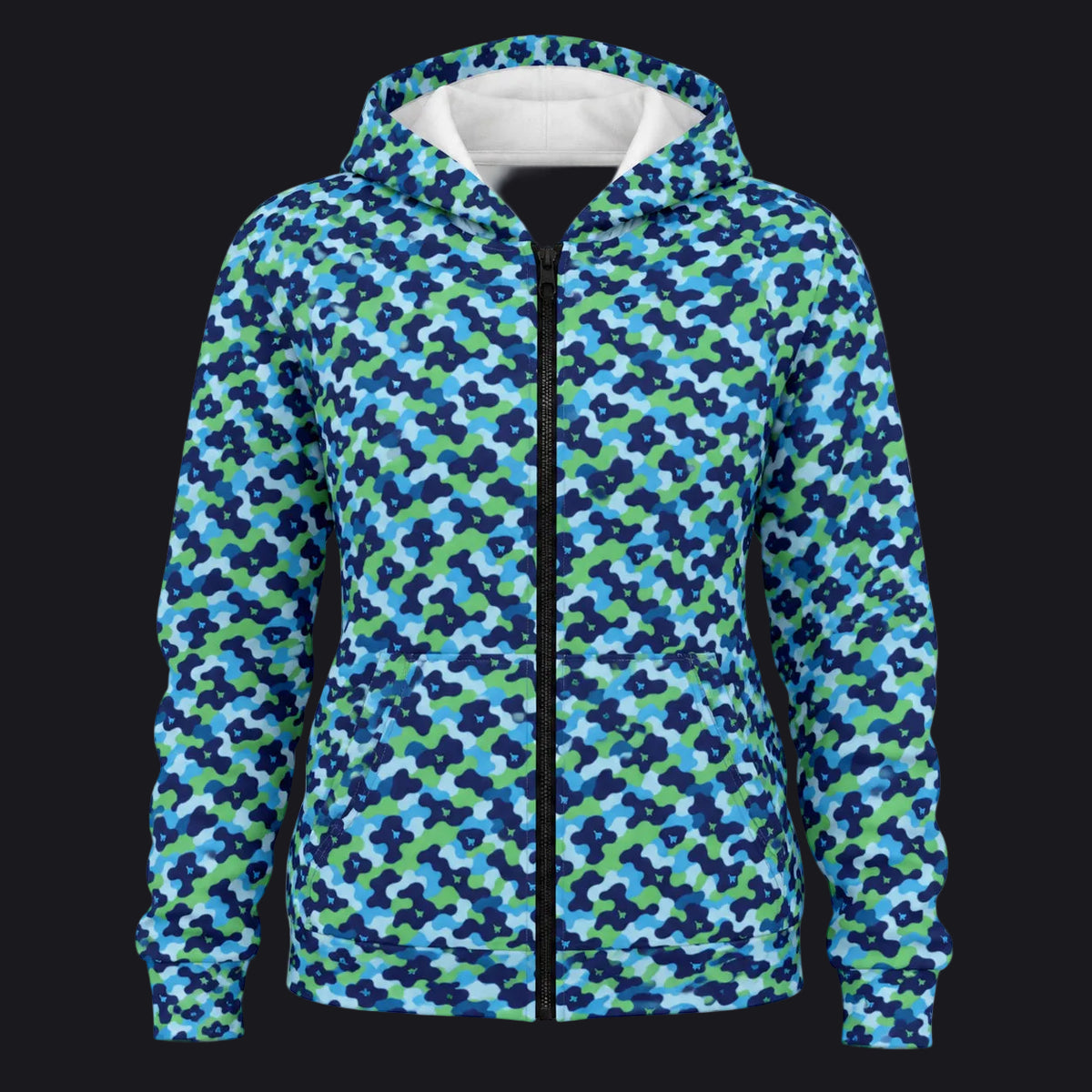 HOC CAMO - Unisex Zip Hoodie (AOP)