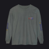 Brown long-sleeve shirt with 'Nurix' text on a white background