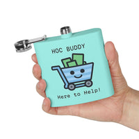 HOC BUDDY - Stainless Steel Flask, 6oz