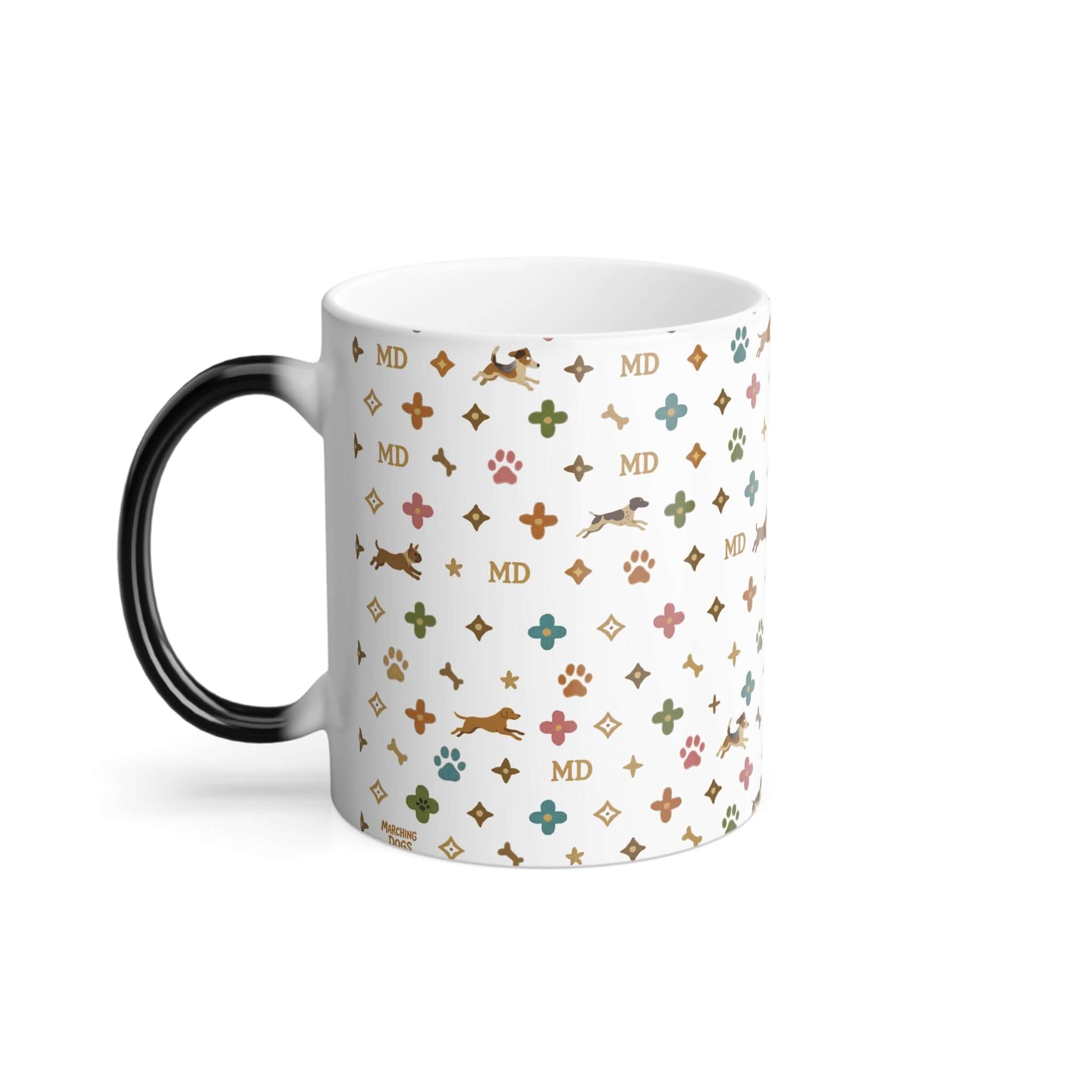 Marching Dogs Luxe Color Changing Mug