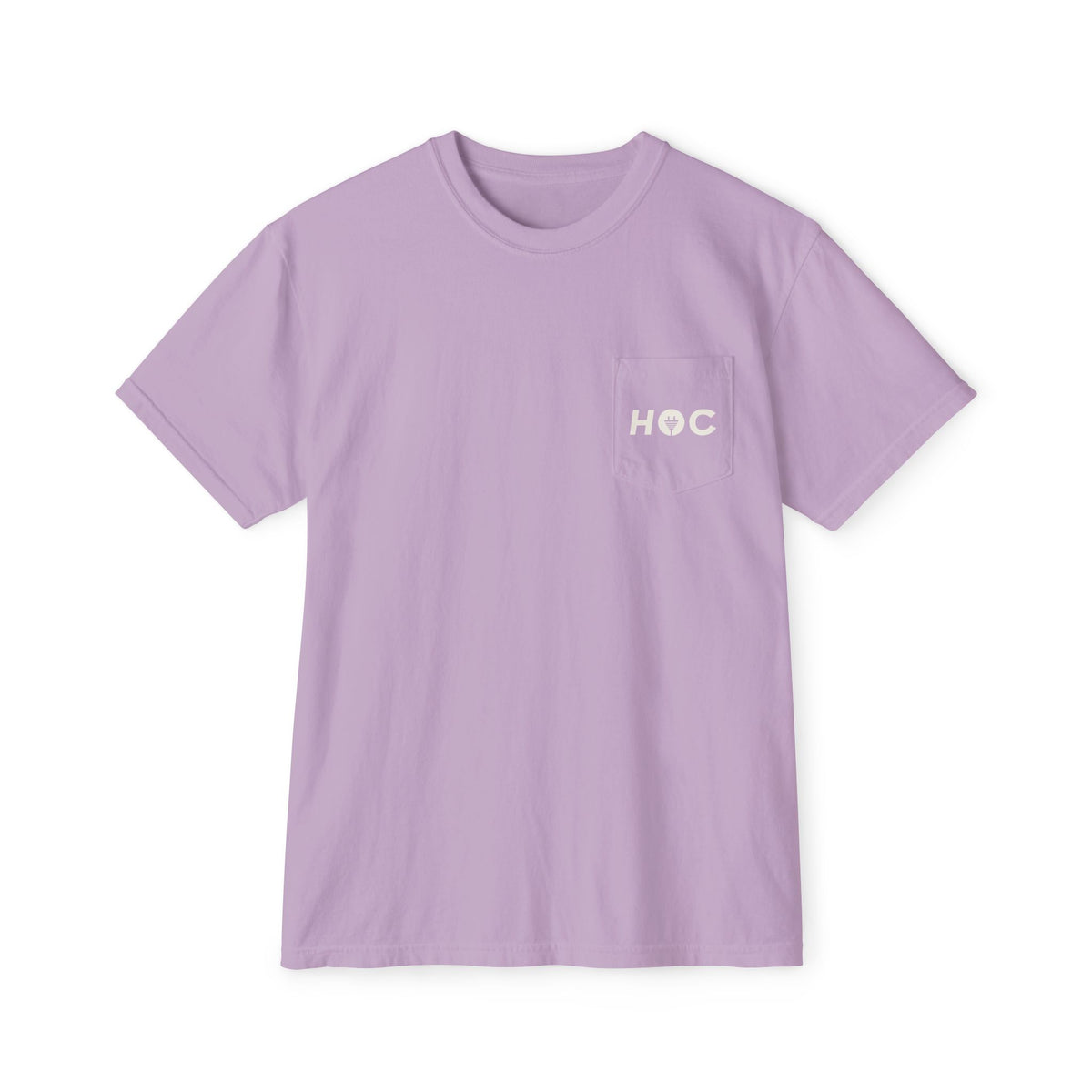 HOC 'PLUG' - Unisex Garment-Dyed Pocket T-Shirt