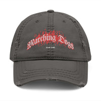 Marching Dogs 'FLAMES' Distressed Dad Hat