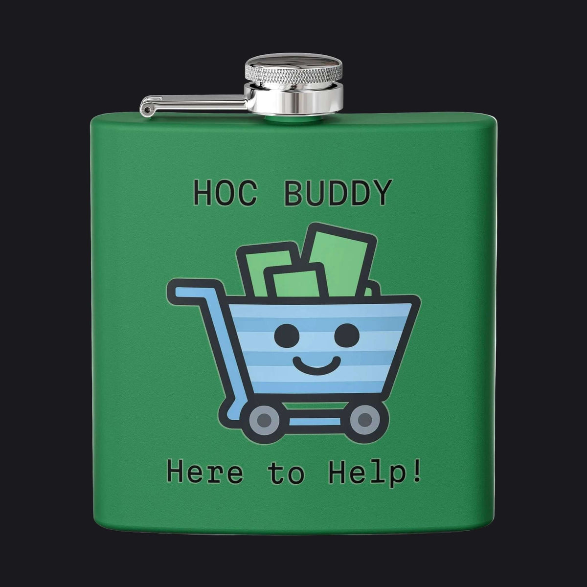 HOC BUDDY - Stainless Steel Flask, 6oz