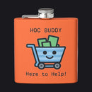 HOC BUDDY - Stainless Steel Flask, 6oz