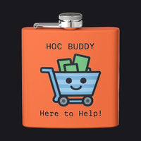 HOC BUDDY - Stainless Steel Flask, 6oz