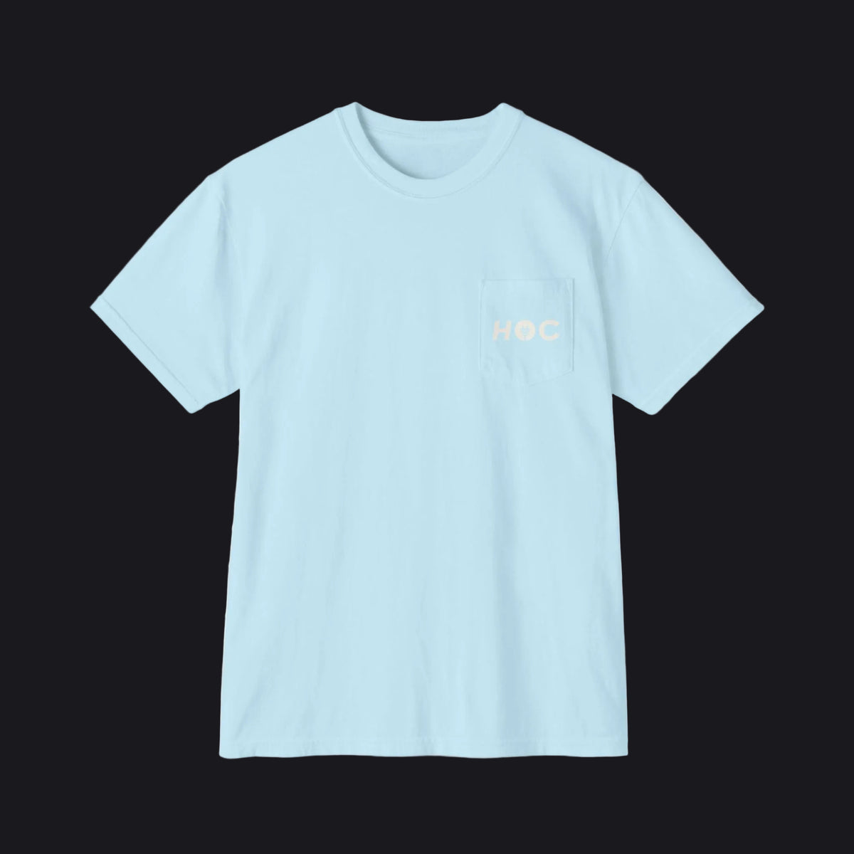 HOC 'PLUG' - Unisex Garment-Dyed Pocket T-Shirt