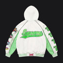 Supreme Playoffs Zip Up Hooded Sweatshirt