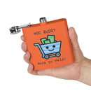 HOC BUDDY - Stainless Steel Flask, 6oz