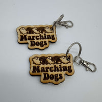 Marching Dogs 4-Year Anniversary Keychain