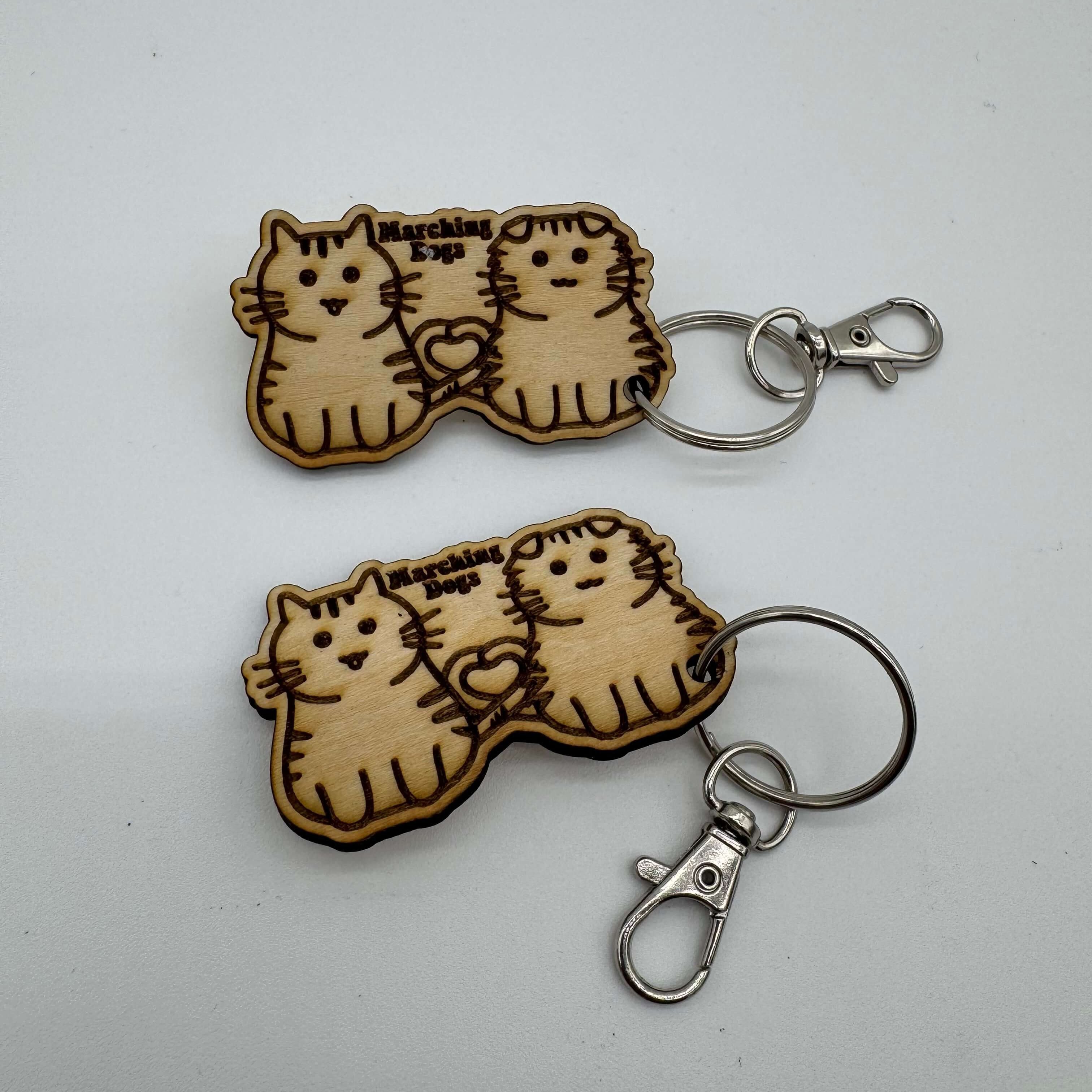 Marching Dogs 4-Year Anniversary Keychain