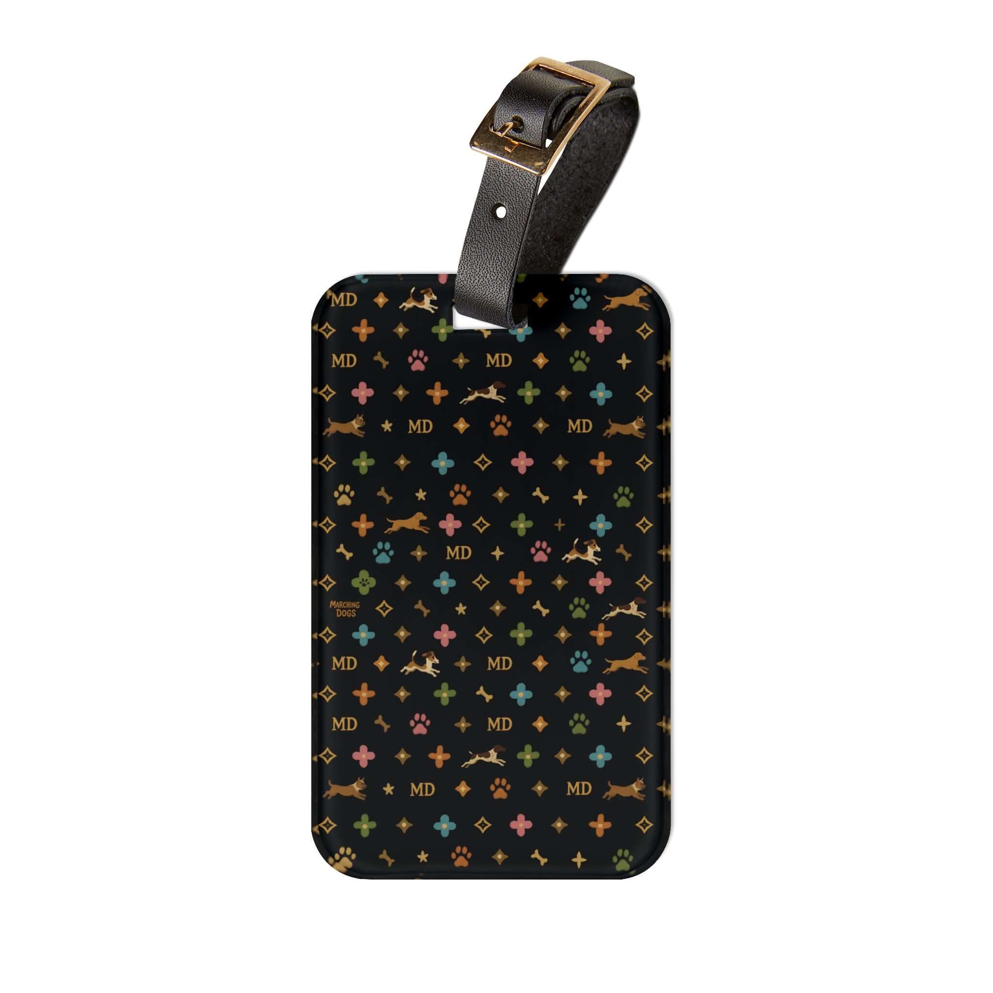 Marching Dogs Luxe Luggage Tag