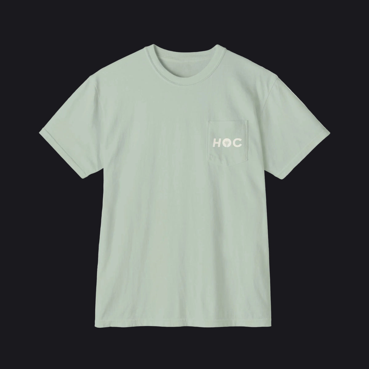 HOC 'PLUG' - Unisex Garment-Dyed Pocket T-Shirt