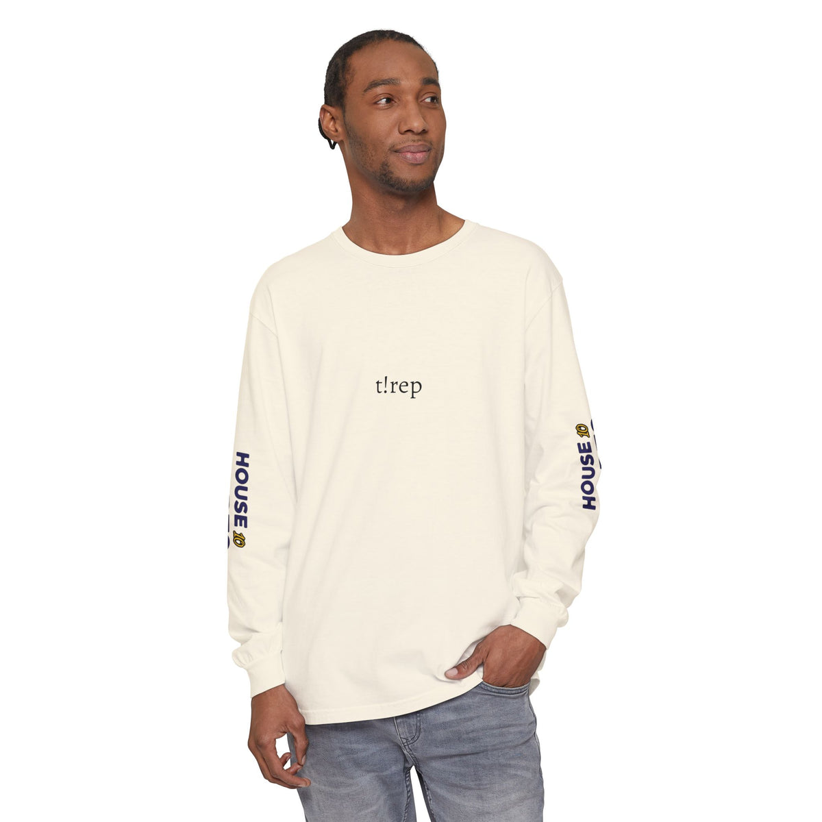 HOC 10YR 't!rep' - Unisex Garment-dyed Long Sleeve T-Shirt