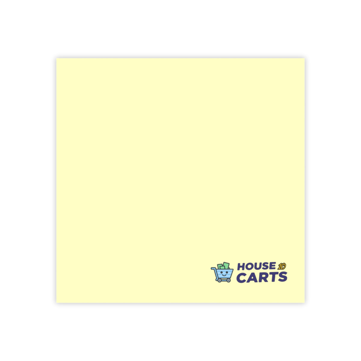 3" x 3" / White