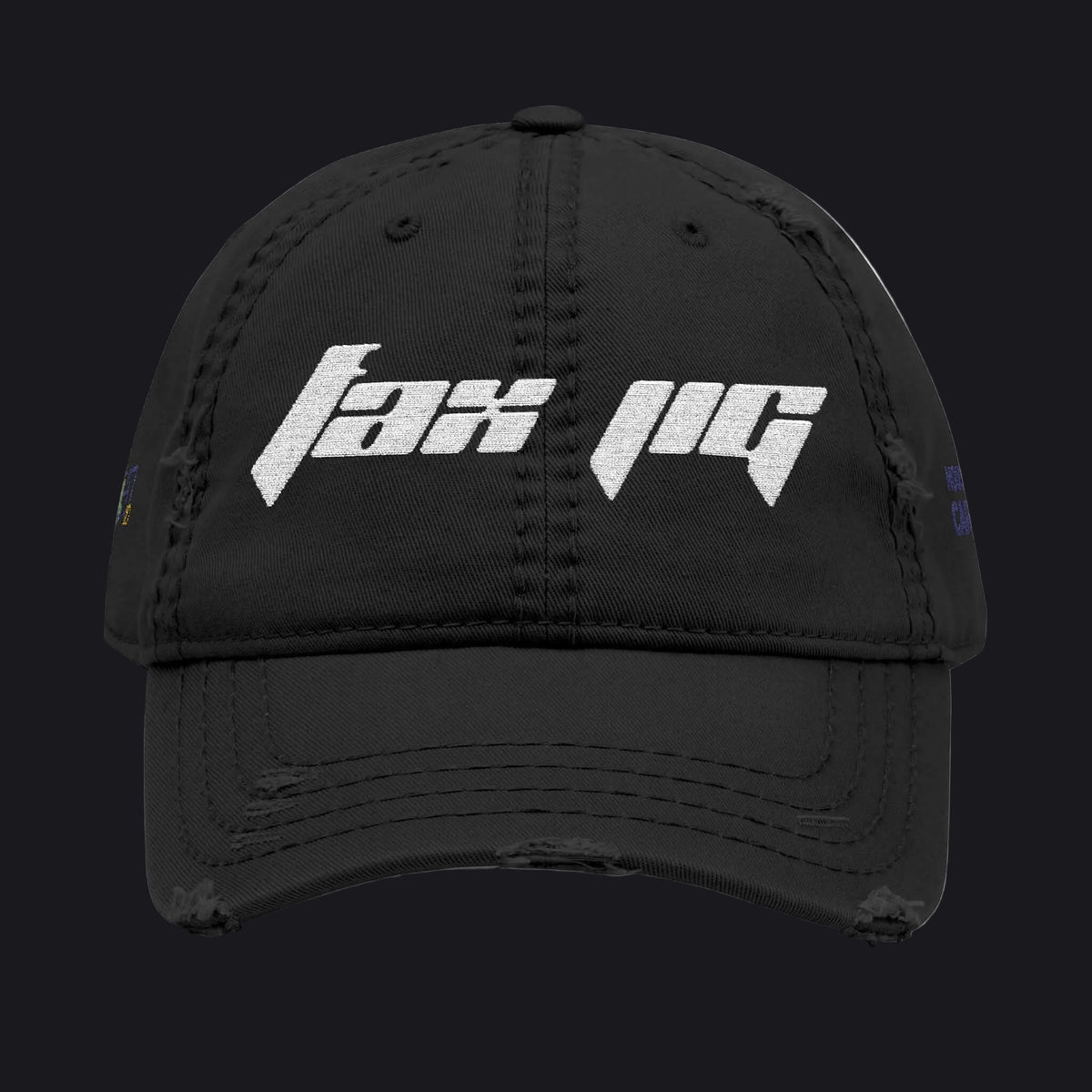 HOC 'FAXJIG' (Flipped) - Distressed Dad Hat (Embroidery)