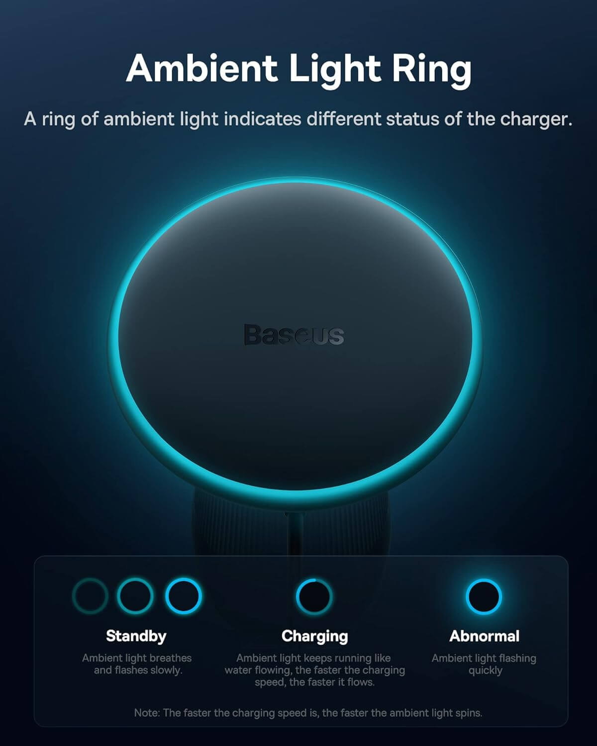 Magsafe Car Mount Charger, [All in One] Baseus 15W Fast Charging Phone Mount for Car Vent, Magnetic Wireless Car Charger with 40W USB A Car Charger and Cable for iPhone 15 14 13 12 Pro Max Plus