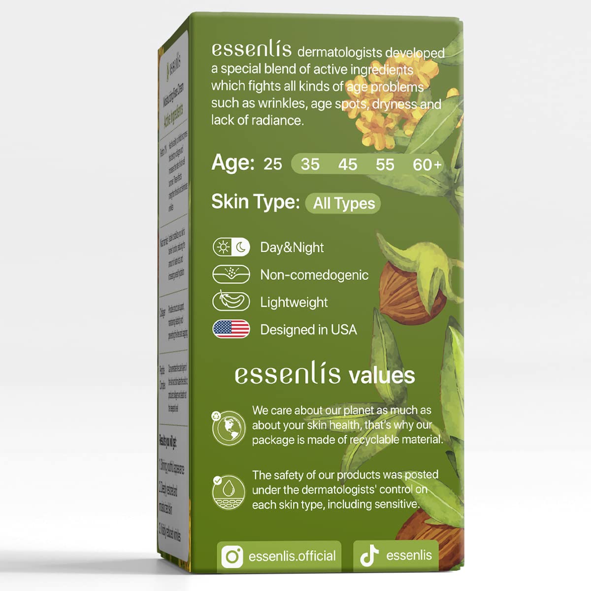 Retinol Cream for Face - Anti Aging Face Moisturizer with Collagen & Hyaluronic Acid - Day & Night Face Cream for Women and Men