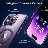 iPhone 14 Pro Max Case with Magnetic Stand [Compatible with MagSafe]