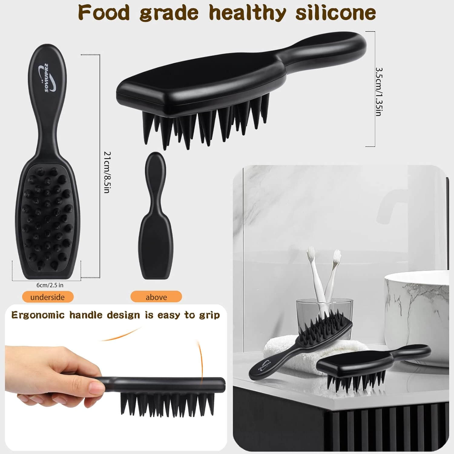 Scalp Massager Shampoo Brush