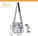 INICAT Clear Stadium Crossbody Shoulder Bag