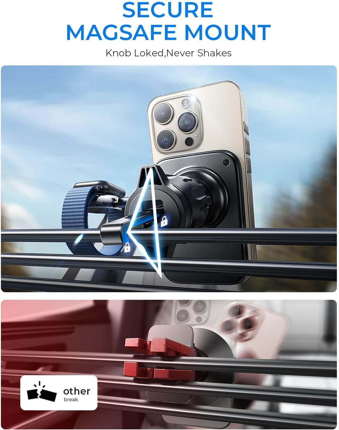 2 in 1 for 18W MagSafe Car Mount Charger [2024 Upgrade] Wireless Car Vent Charger Magnetic Car Phone Holder Mount for iPhone Car Accessories for iPhone 15 14 13 12 Pro Max Plus Apple Watch