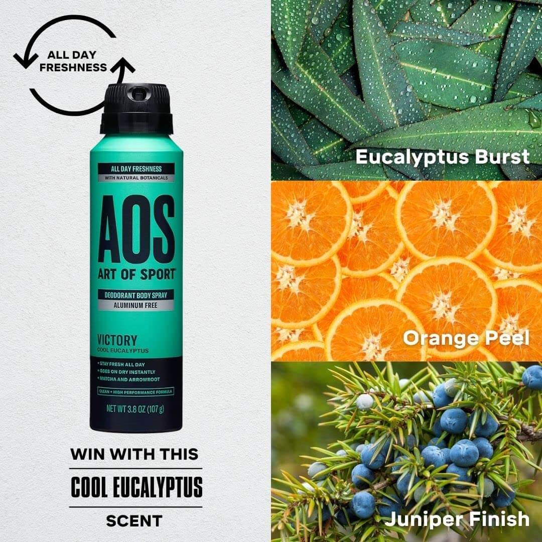 Art of Sport Mens Body Spray Deodorant