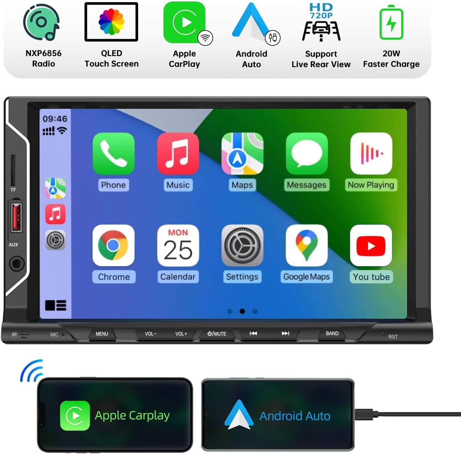 Double Din Car Stereo