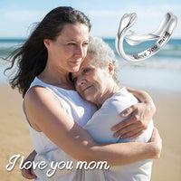 925-Sterling-Silver Hug Ring