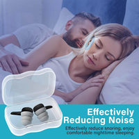 Ear Plugs for Sleeping Noise Cancelling, Soft Silicone Reusable Earplugs for Noise Reduction Earplug Sound Blocking for Sleep Snoring Study Concerts, M-normal, Gray-black