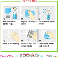 Snowflake Window Clings for Glass Windows