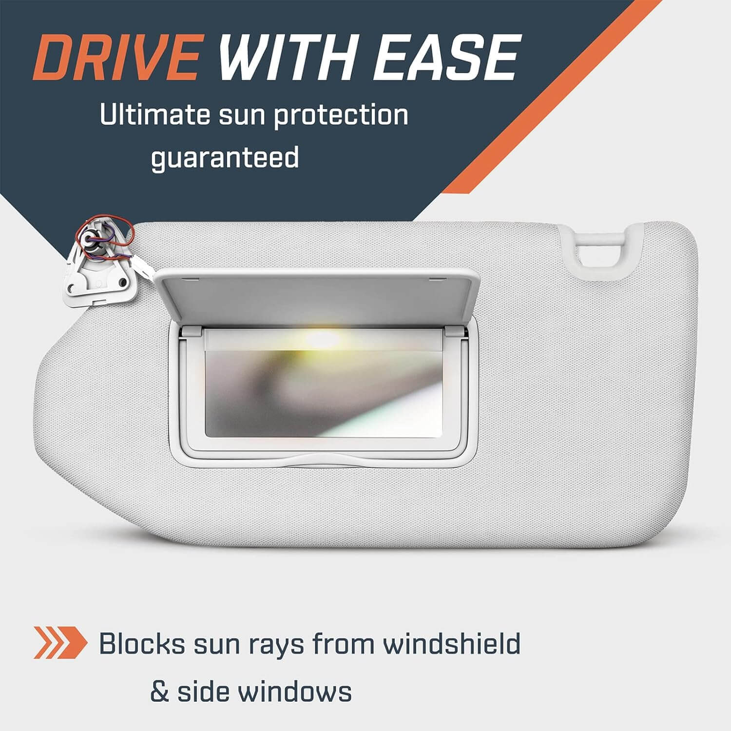 Left Driver Side Sun Visor Replacement