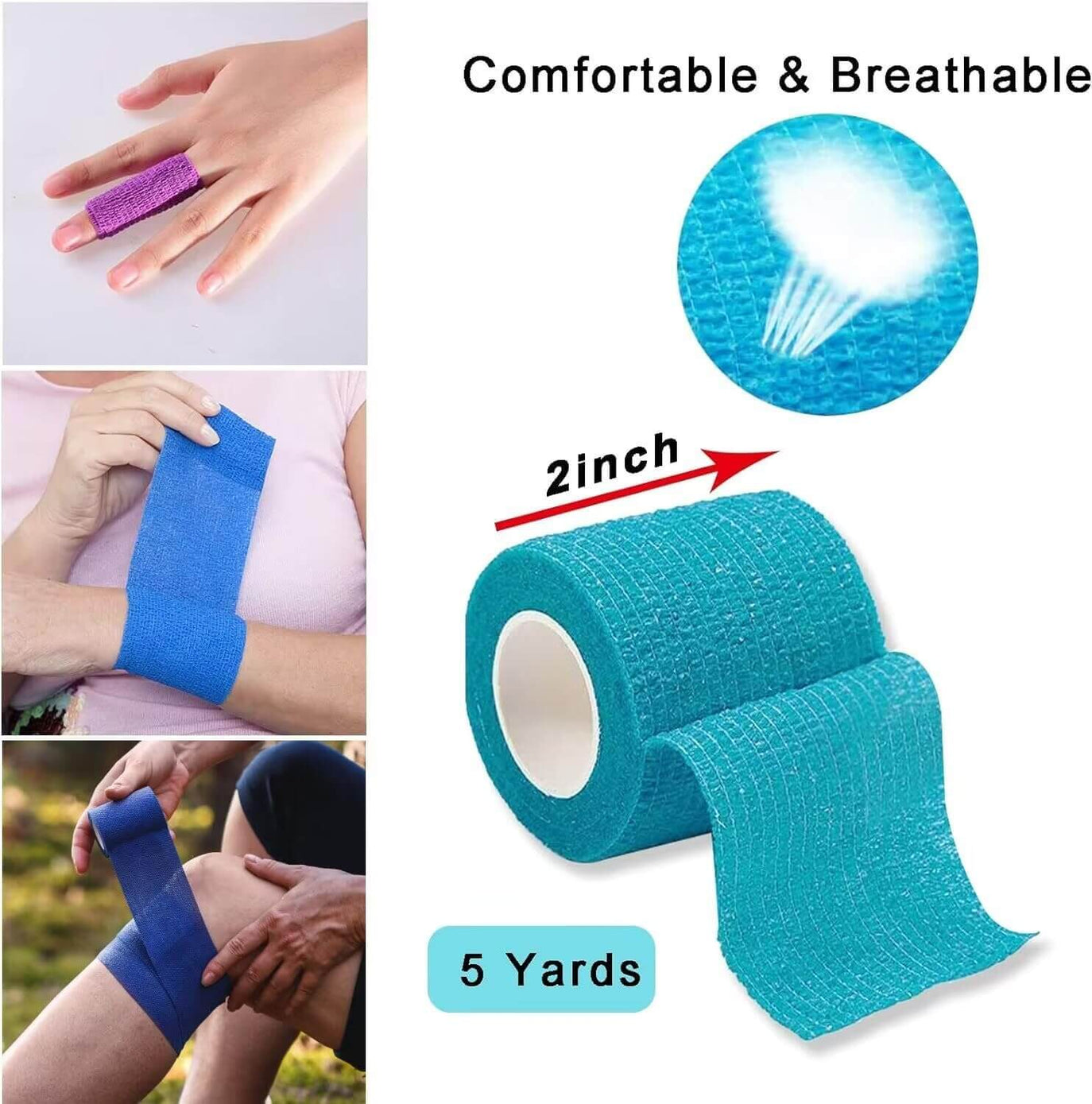 16-Pack Self Adhesive Bandage Wrap
