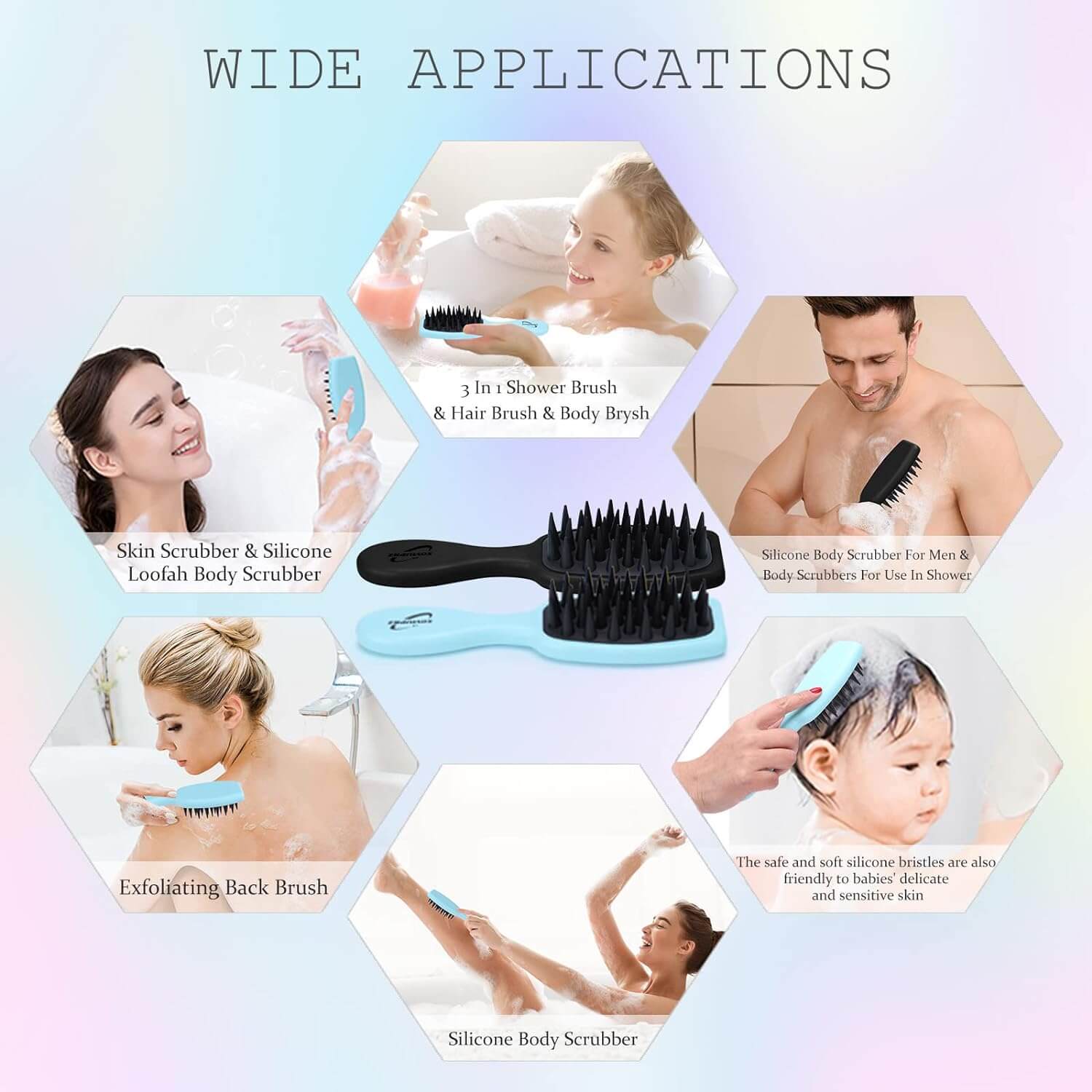 Scalp Massager Shampoo Brush