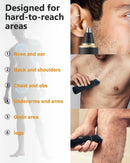 Manscape Trimmer for Men-3 in 1 Electric Groin Groomer,IPX7 Waterproof,Body Hair Trimmer for Ball/Pubic/Chest/Beard/Nose Hair Trimmer,USB-C Charging, Gifts for Him Dad