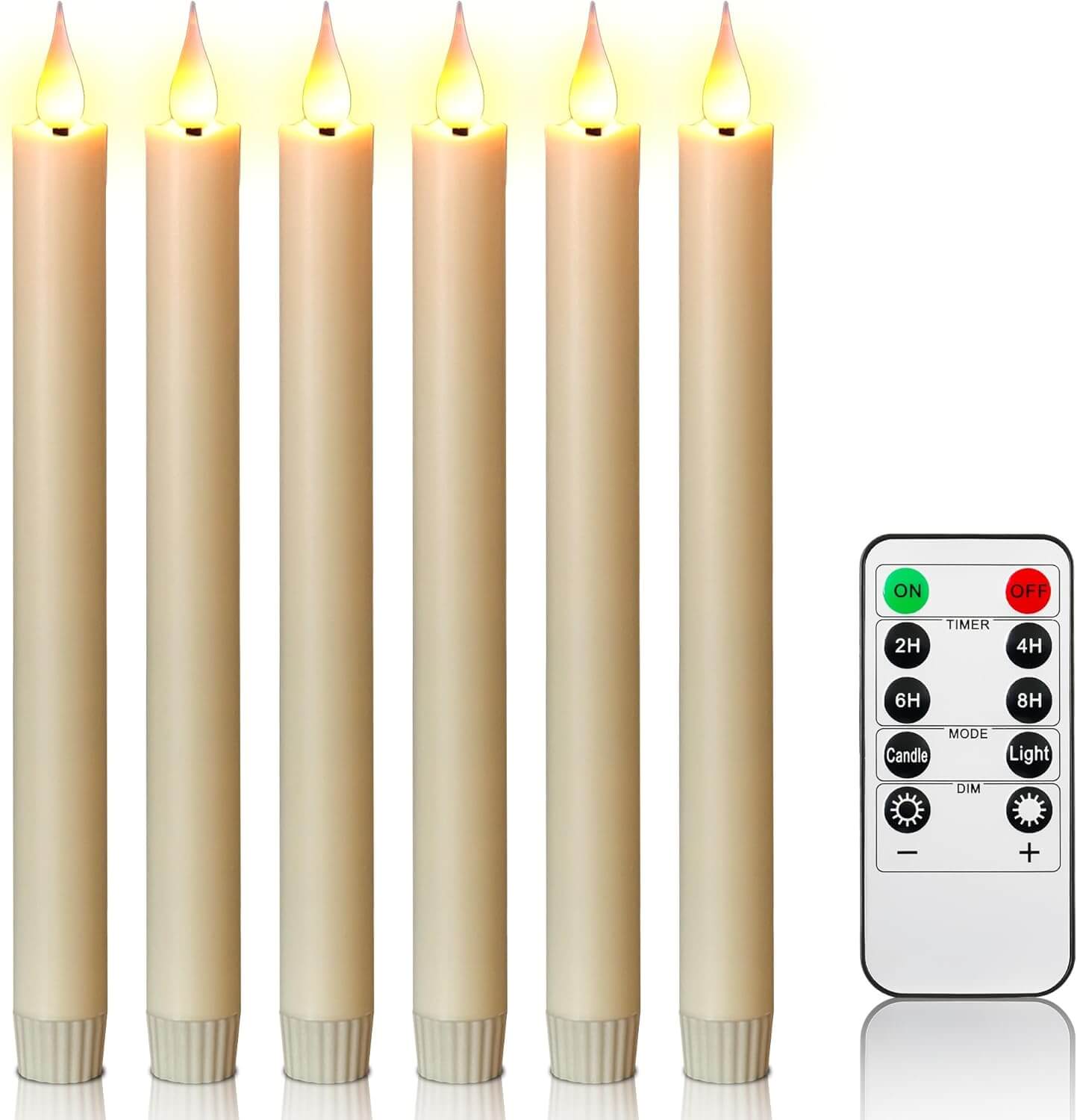 Window Candles Pcs 6 Flameless Candles