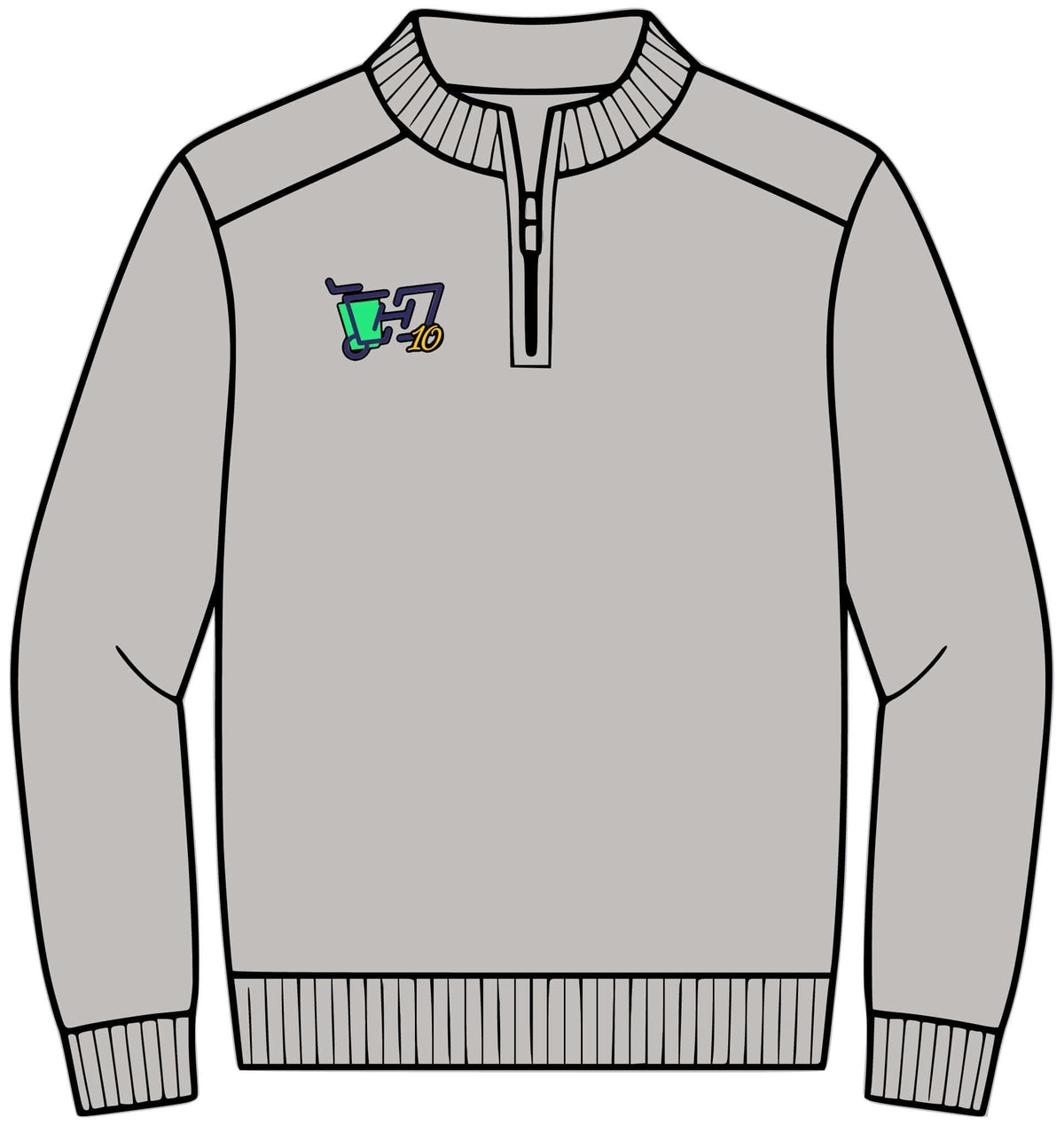HOC 10YR - 1/4-Zip Sweater