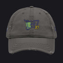 HOC 10YR - Distressed Dad Hat (Embroidery)