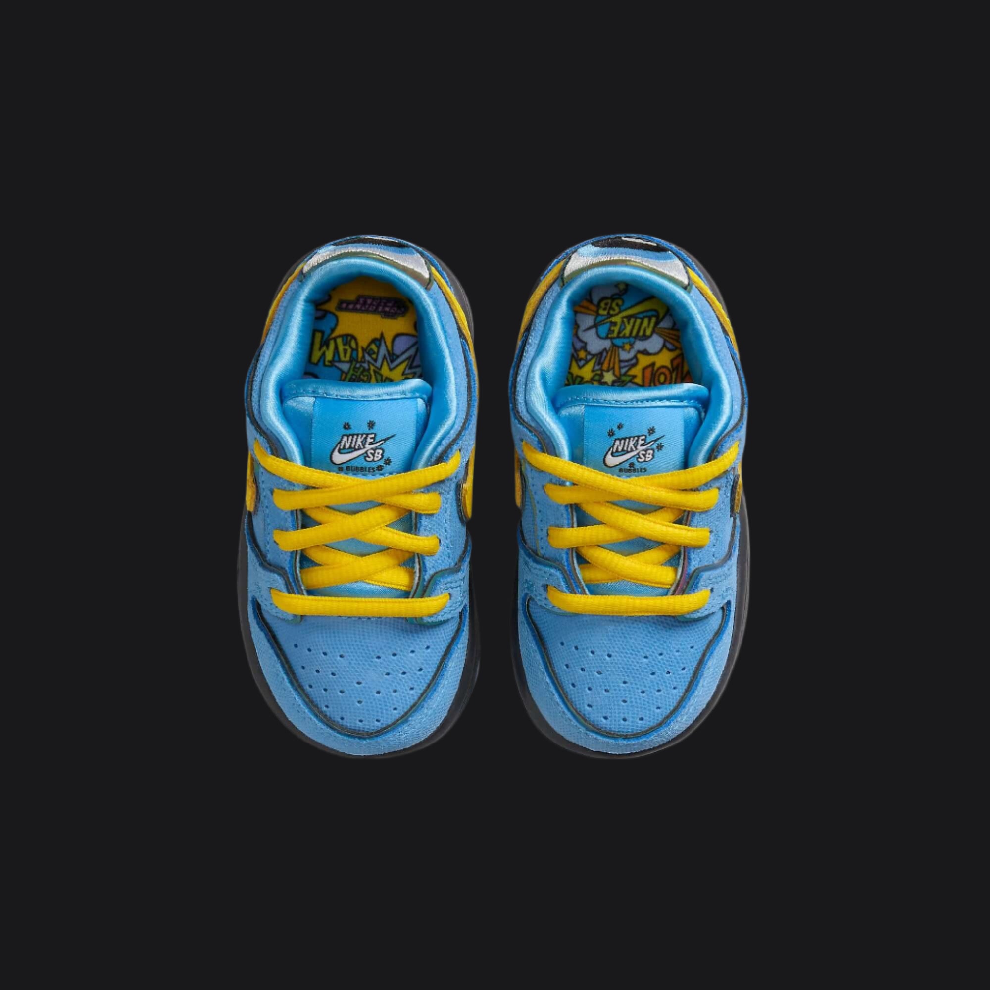 Powerpuff Girls x Nike SB Dunk Low Pro QS "Bubbles” (TD) | FZ8830-400 | $159.99 | $159.99 | $159.99 | Shoes | Marching Dogs