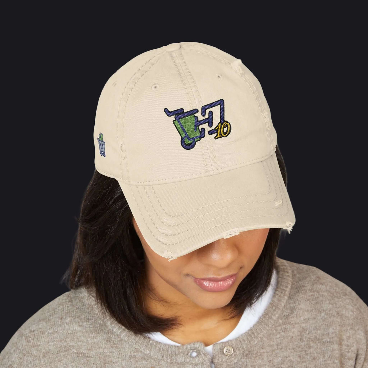HOC 10YR - Distressed Dad Hat (Embroidery)