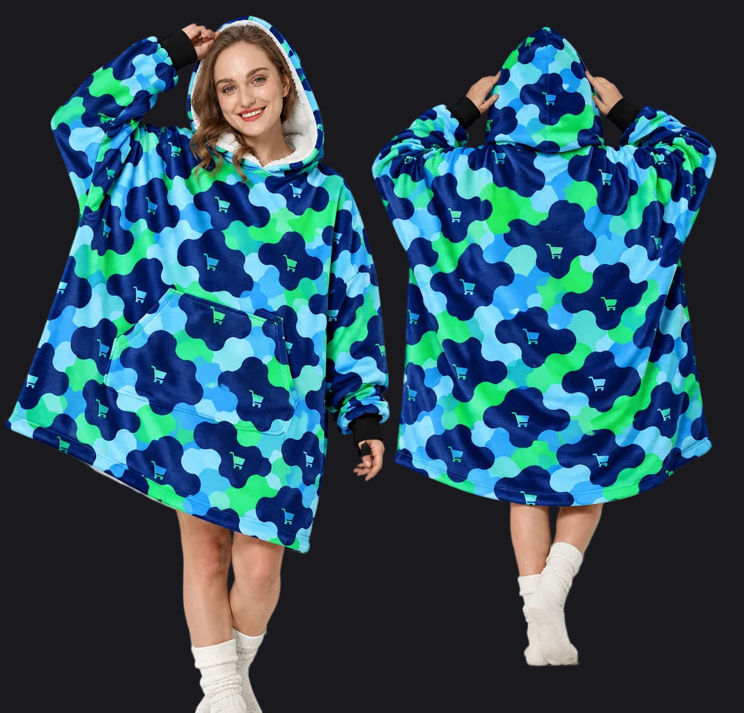 HOC CAMO - Women's Hooded Blanket