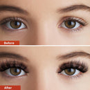 VYRILA Lash Cluster 132pcs Individual Lashes,8-16mm Diy Lash Extension,C Curl Lash Clusters Wispy,3D Natural Lash Clusters Look Like Eyelash Extension DIY at Home (Orange Whisper-C-8-16mix)