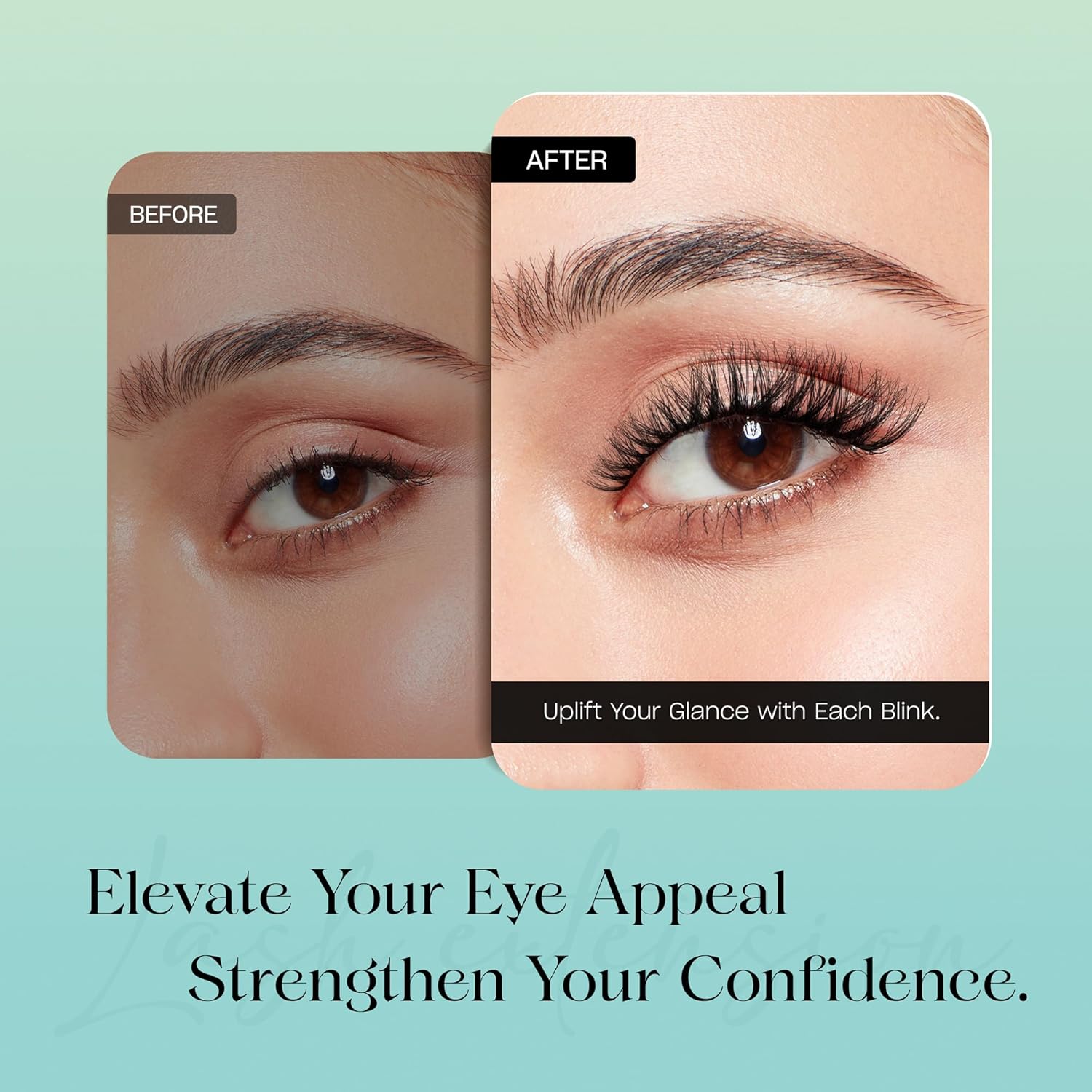 VYRILA Lash Clusters 0.05mm Individual Lashes, 3D Wispy Lashes Clusters, 0.1mm Super Thin Band Resuable Natural Lashes,C Curl Faux Mink Lashes,108pcs Lash Extension (Green Cozy-C-0.05-8-16mix)