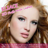 Eliace False Eyelashes Natural look Cat Eye Lashes Wispy Strips,6D Volume Mink lashes 30 Pairs 10 Mixed Styles Fake Eyelashes Pack,Wispy Eyelash Soft Reusable Dramatic Fluffy Beauty Lash Wholesale