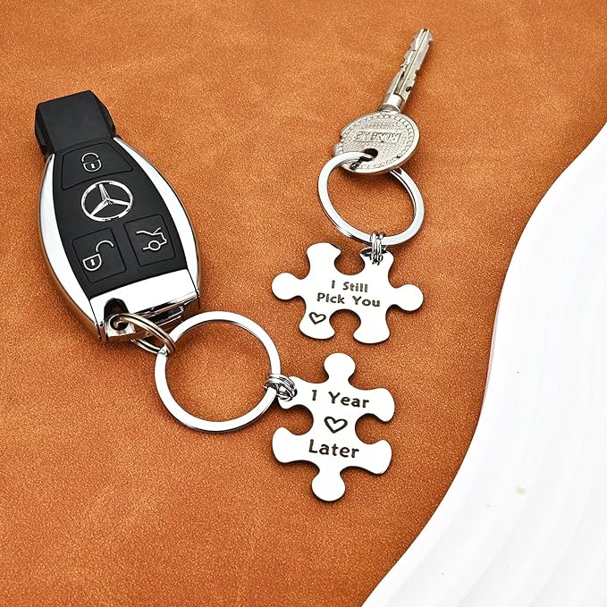Anniversary Couple Gift Keychain