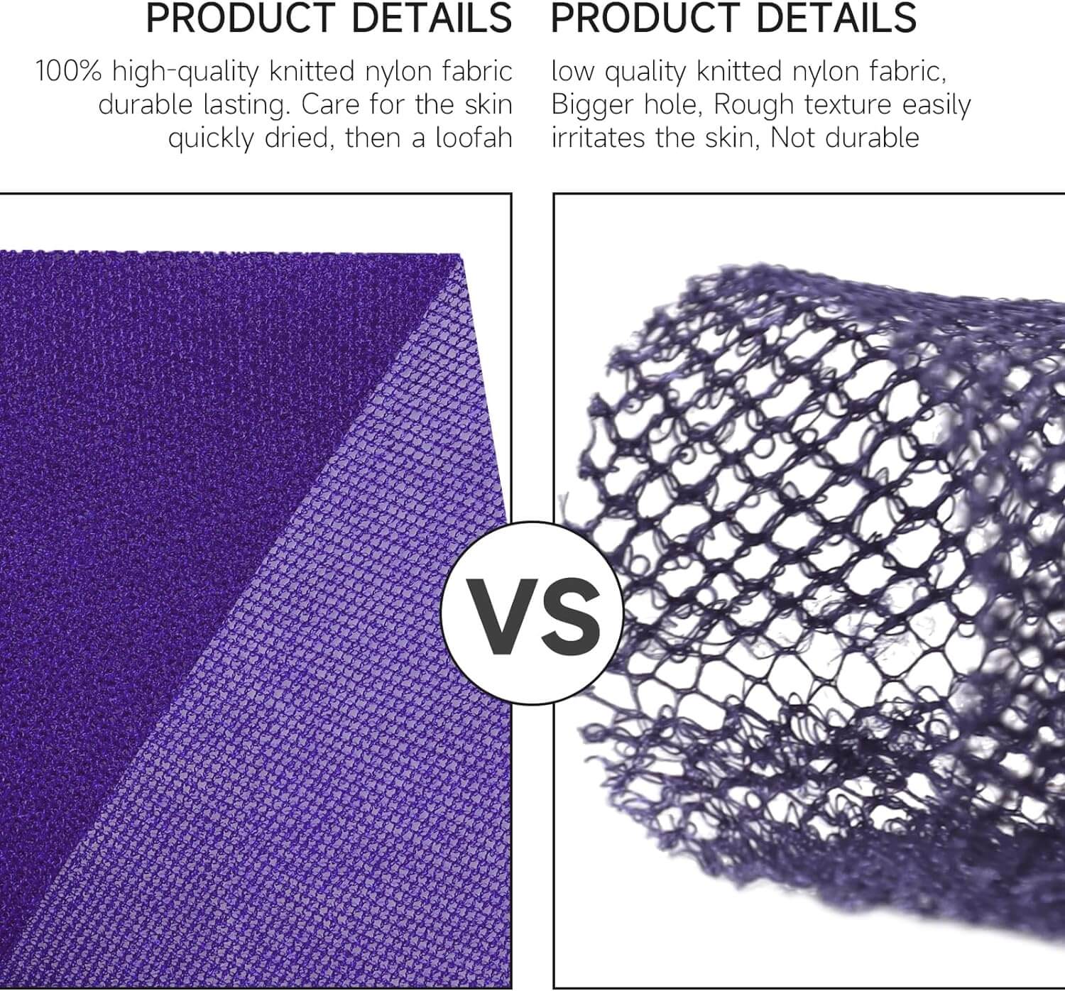 3 Pieces African Exfoliating Net