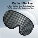 Dr. DRACLISS Sleep Mask,Sleep Eye Mask for Men Women,3D Contoured Memory Foam Eye Mask for Sleeping,100% Light Blocking Sleeping Mask,Zero Pressure Sleeping Blindfold for Travel Noon Break and Yoga (Black)